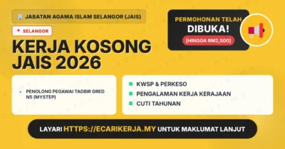 Jawatan Kosong Penolong Pegawai Tadbir Gred N5 (Mystep) – Jabatan Agama Islam Selangor (Jais) 2026