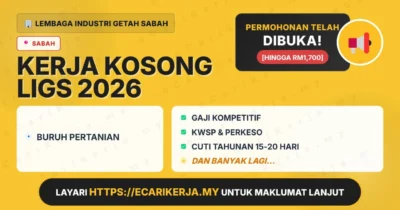 Jawatan Kosong Buruh Pertanian – Lembaga Industri Getah Sabah 2026