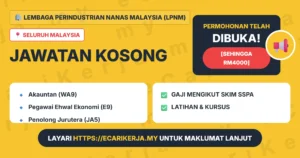 Jawatan Kosong Akauntan (Wa9) Dan 4+ Jawatan Lain Di Lembaga Perindustrian Nanas Malaysia (Lpnm) 2026 (Tetap Sspa)