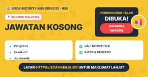 Jawatan Kosong Pengurus Dan 4+ Jawatan Lain Di Risda Security And Services – Rss 2026
