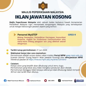 Lampiran Jawatan