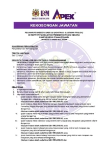 Lampiran Jawatan